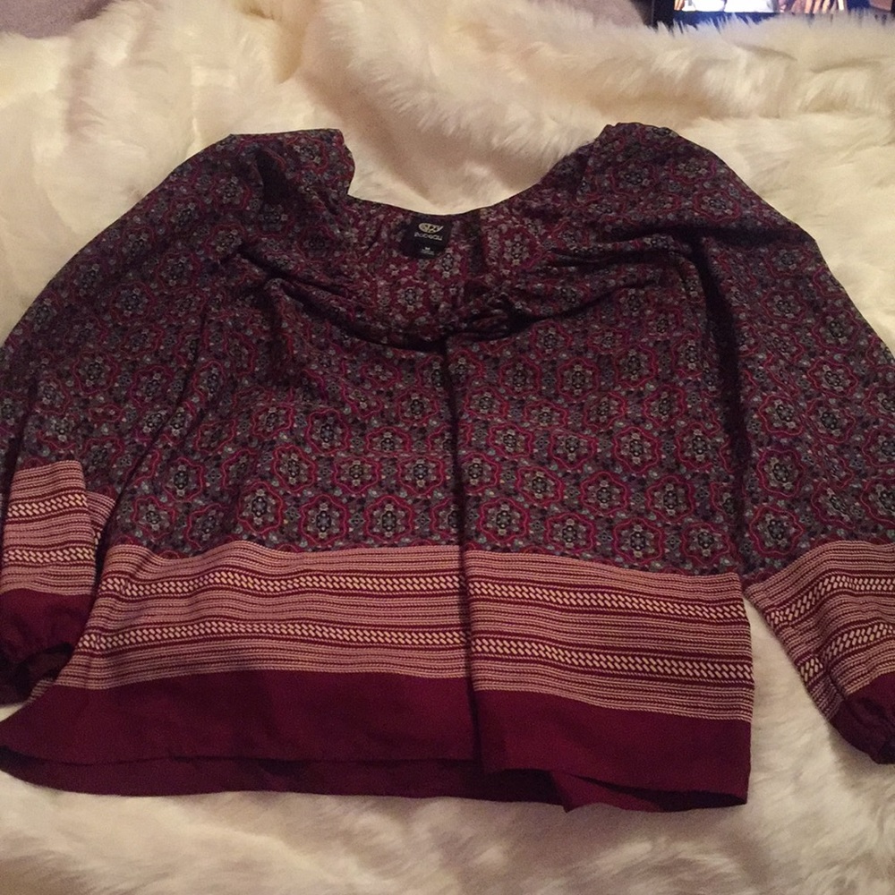 Bobeau patterned shirt!